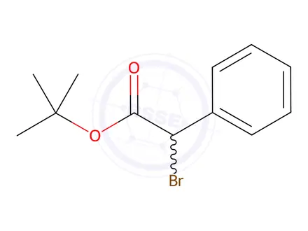 Chemical structure of tert-butyl 2-bromo-2-phenylacetate