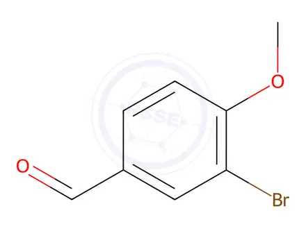 Chemical structure of 3-Bromo-4-methoxybenzaldehyde