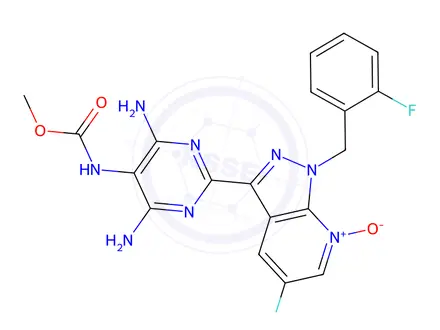 Chemical structure of Vericiguat Impurity 21