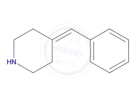 Chemical structure of 4-(phenylmethylidene)piperidine