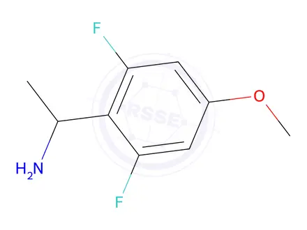 Chemical structure of 1-(2,6-Difluoro-4-methoxyphenyl)ethan-1-amine
