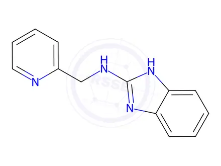 Chemical structure of N-(Pyridin-2-ylmethyl)-1H-benzo[d]imidazol-2-amine
