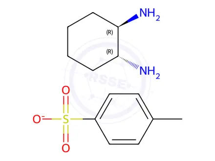 Chemical structure of Diaquodiaminocyclohexaneplatinum Tosylate