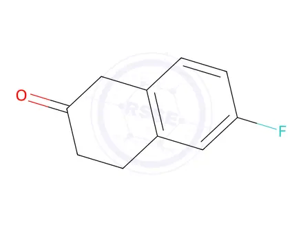 Chemical structure of 6-Fluoro-2-tetralone