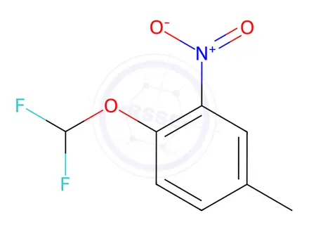 Chemical structure of 1-(difluoromethoxy)-4-methyl-2-nitrobenZene