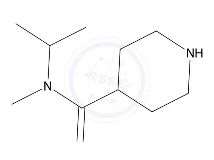 Chemical structure of N-isopropyl-N-methylpiperidine-4-carboxamide