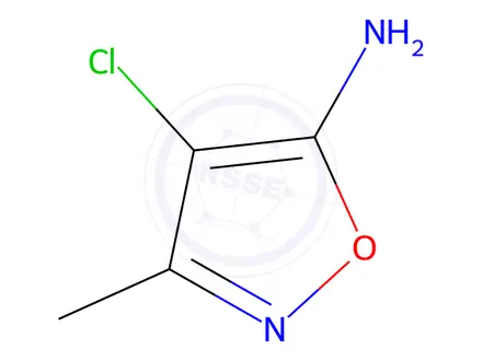 Chemical structure of 4-Chloro-3-methyl-5-isoxazolamine