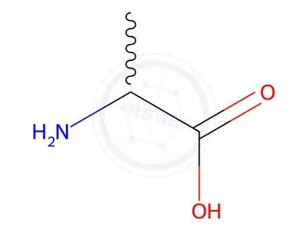 Chemical structure of DL-Alanine