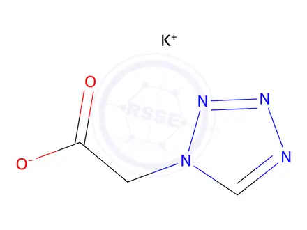 Chemical structure of 1-(Carboxymethyl)-1H-tetrazolepotassium salt