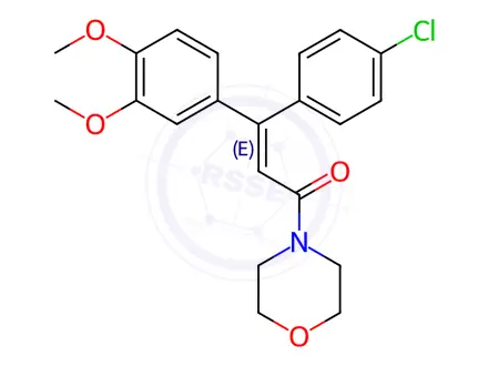 Chemical structure of Dimethomorph Impurity 2