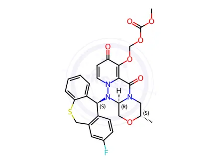 Chemical structure of Suraxavir Marboxil Impurity 172