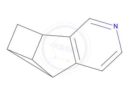 Chemical structure of 5,6-Methanocyclopropa[3,4]cyclopenta[1,2-c]pyridine,4b,5,5a,6-tetrahydro-(9CI)