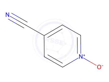 Chemical structure of 4-Cyanopyridinium-1-Olate