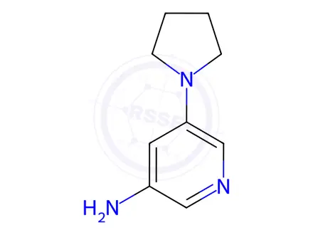 Chemical structure of 5-(Pyrrolidin-1-yl)pyridin-3-amine