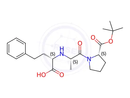 Chemical structure of Enalaprilat tert-Butyl Ester