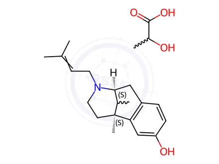 Chemical structure of Pentazocine