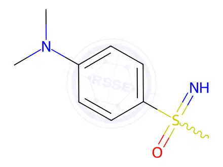 Chemical structure of [4-(dimethylamino)phenyl](imino)methyl-lambda6-sulfanone
