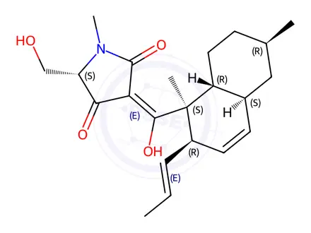 Chemical structure of Equisetin