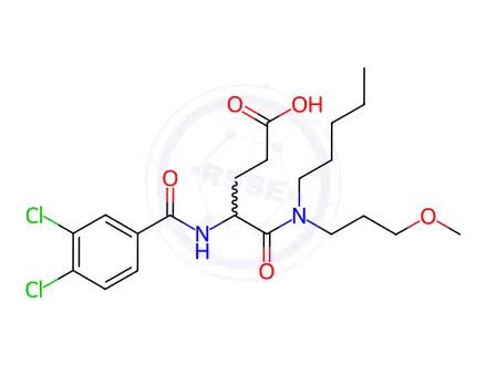 Chemical structure of Loxiglumide