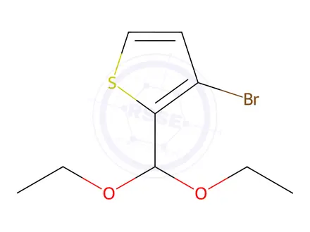 Chemical structure of 3-BROMOTHIOPHENE-2-CARBOXALDEHYDE DIETHYL ACETAL