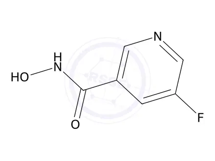 Chemical structure of 5-Fluoro-N-hydroxypyridine-3-carboxamide
