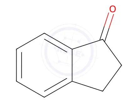 Chemical structure of 1-Indanone