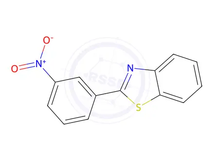 Chemical structure of 2-(3-Nitrophenyl)benzo[d]thiazole