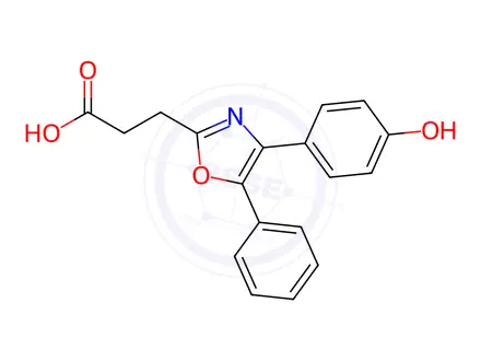 Chemical structure of Oxaprozin Hydroxy Impurity I