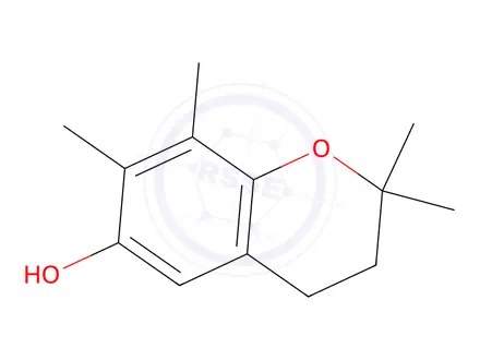 Chemical structure of 2,2,7,8-tetramethyl-6-chromanol