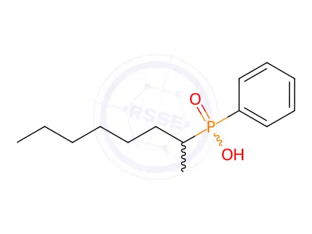 Chemical structure of Octan-2-yl(phenyl)phosphinic acid