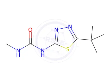 Chemical structure of Tebuthiuron-N-desmethyl