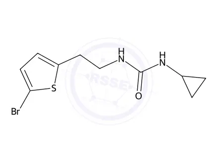 Chemical structure of 1-(2-(5-Bromothiophen-2-yl)ethyl)-3-cyclopropylurea