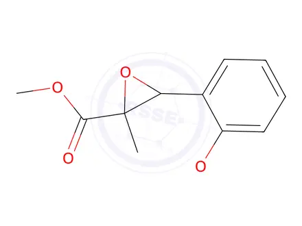Chemical structure of Methyl 3-(2-methoxyphenyl)-2-methyloxirane-2-carboxylate