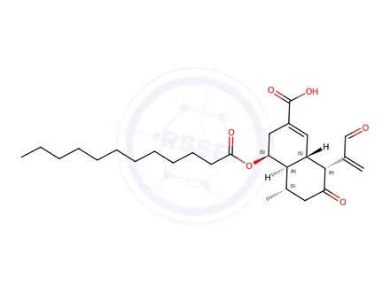 Chemical structure of 1-O-dodecanoylpanal
