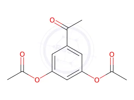 Chemical structure of 3',5'-Diacetoxyacetophenone