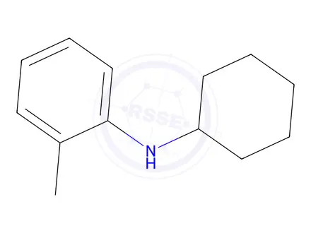 Chemical structure of N-cyclohexyl-2-methylaniline