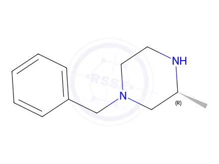 Chemical structure of (R)-1-benzyl-3-methylpiperazine