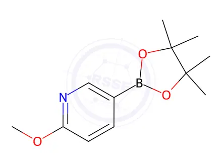 Chemical structure of (2-Methoxypyridin-5-yl)boronic Acid Pinacol Ester