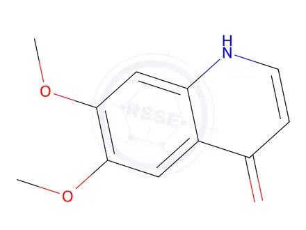 Chemical structure of 6,7-dimethoxyquinolin-4(1H)-one