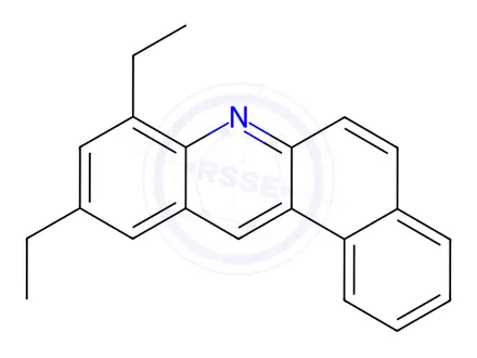 Chemical structure of 8,10-Diethylbenz[a]acridine