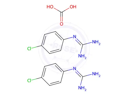 Chemical structure of Chlorhexidine Dihydrochloride-Impurity E