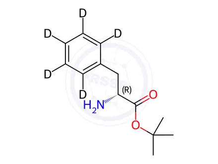 Chemical structure of L-Phenylalanine tert-Butyl Ester-d5