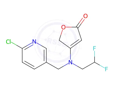 Chemical structure of Flupyradifurone