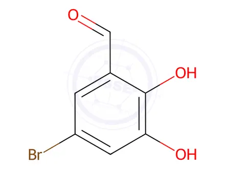 Chemical structure of 5-Bromo-2,3-dihydroxybenzaldehyde