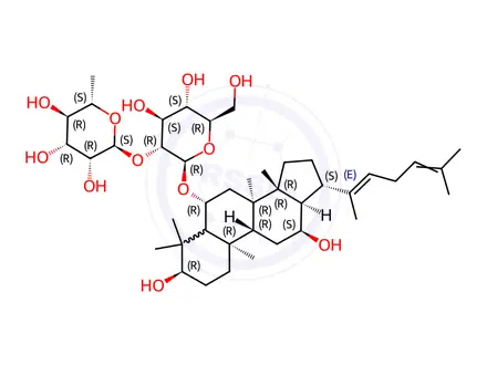Chemical structure of Ginsenoside F4
