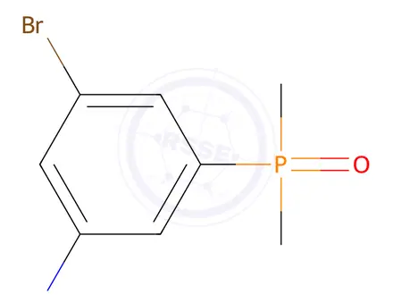 Chemical structure of (3-Amino-5-bromophenyl)dimethylphosphine oxide
