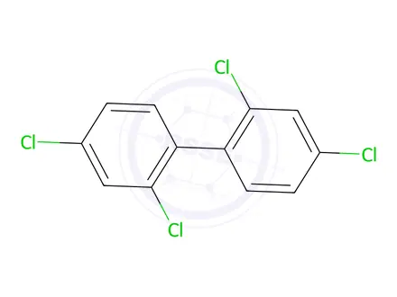 Chemical structure of Aroclor 1242