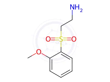 Chemical structure of Ethanamine, 2-[(2-methoxyphenyl)sulfonyl]-