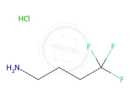 Chemical structure of 4,4,4-Trifluorobutan-1-amine Hydrochloride