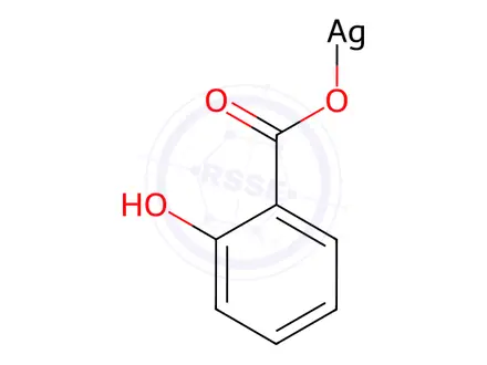 Chemical structure of Silver(I) 2-hydroxybenzoate